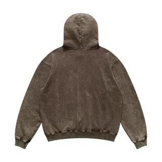 Brown LB Logo Hoodie