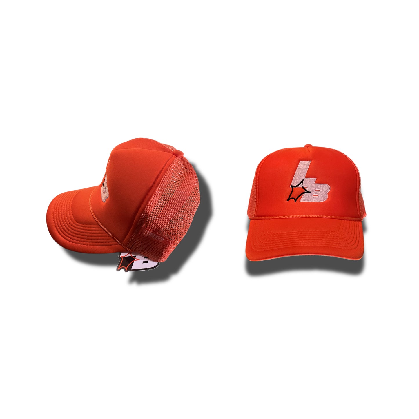 Lottoboyyz Orange "LB" logo Hat