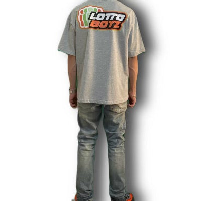 LottoBoyz Heather grey short sleeve t-shirt