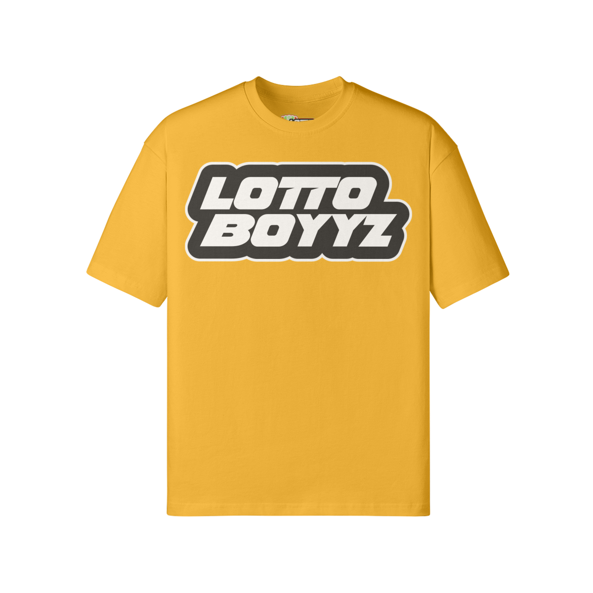 Lottoboyyz Yellow big logo tee