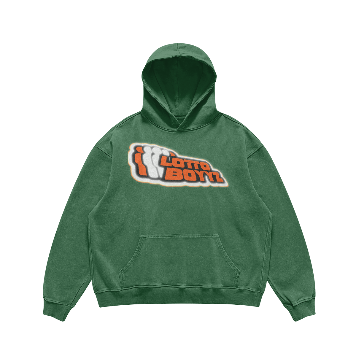 Green Glowing Logo Hoodie