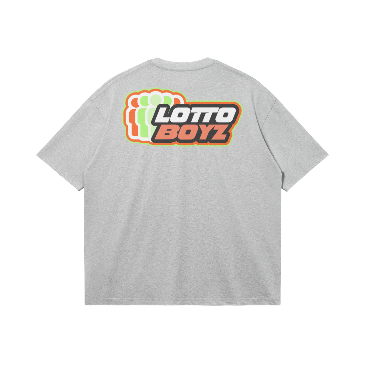 LottoBoyz Heather grey short sleeve t-shirt